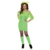Totally 80s Neon Green Dress | 1980s | Womens Costumes