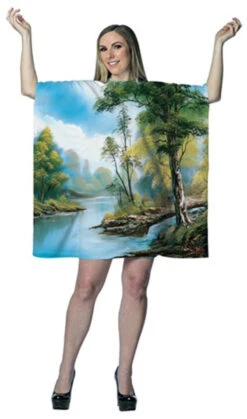 Bob Ross Painting Dress | Joy Of Painting | Womens Costumes