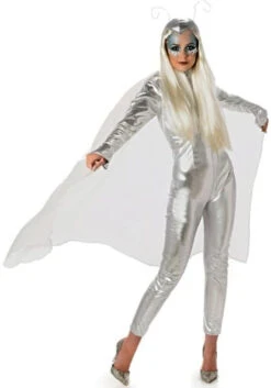 Alien Silver Jumpsuit | Aliens | Womens Costumes