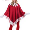 Elf On The Shelf Poncho | Christmas | Womens Costumes
