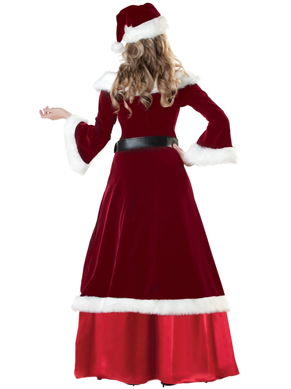 Mrs St Nick Deluxe Holiday Dress | Christmas | Womens Costumes 2 Mrs St Nick Deluxe Holiday Dress | Christmas | Womens Costumes - Image 2