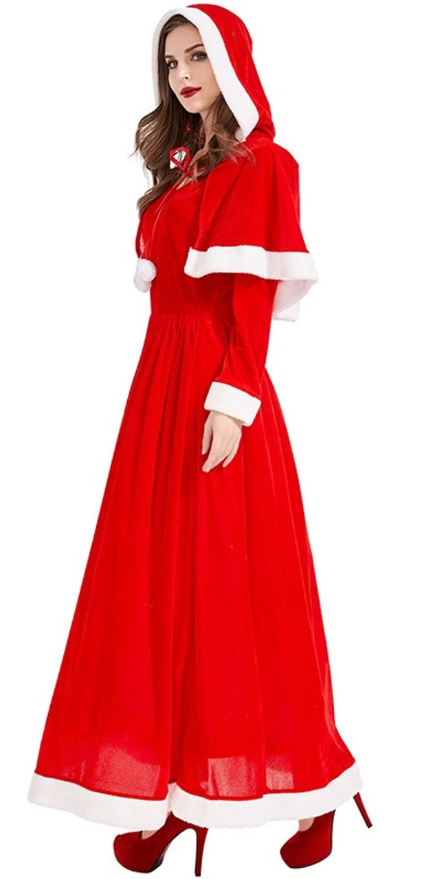Mrs Santa Claud Classic Costume | Christmas | Womens Costumes 2 Mrs Santa Claud Classic Costume | Christmas | Womens Costumes - Image 2