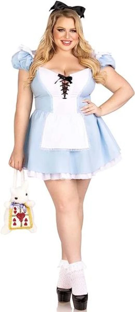 Alice In Wonderland Storybook Alice Plus Size Costume | Alice In Wonderland | Womens Costumes 1 Alice In Wonderland Storybook Alice Plus Size Costume | Alice In Wonderland | Womens Costumes