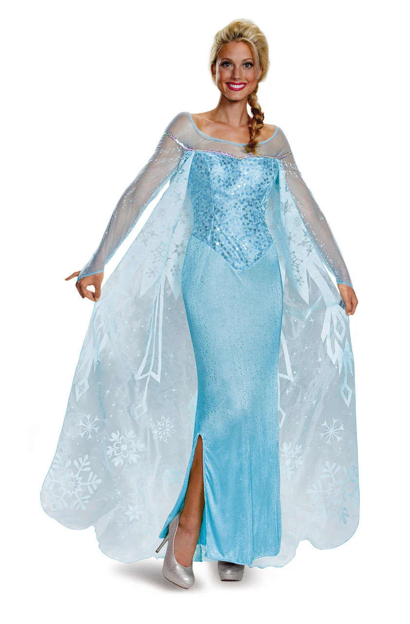 Frozen Elsa Prestige Plus Size Costume | Frozen | Womens Costumes 1 Frozen Elsa Prestige Plus Size Costume | Frozen | Womens Costumes