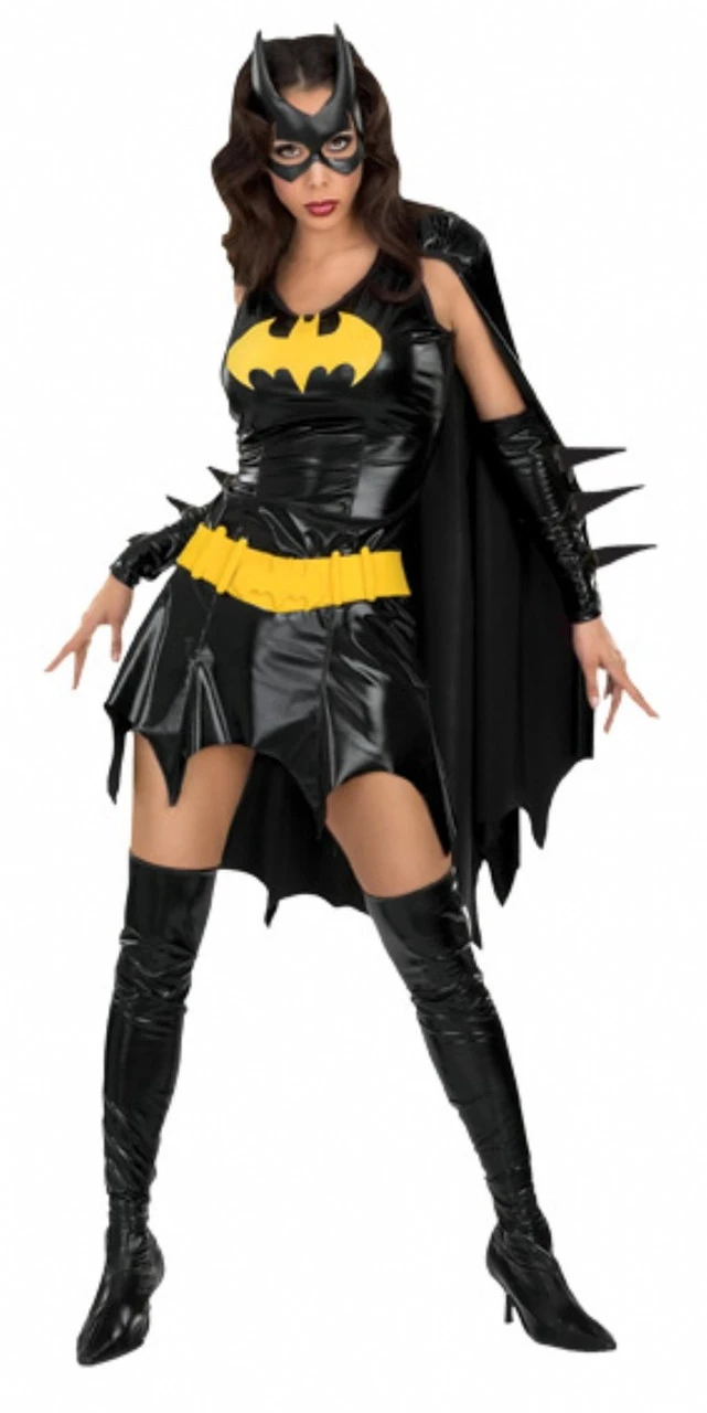 Batgirl Vinyl Look Costume | DC | Womens Costumes 1 Batgirl Vinyl Look Costume | DC | Womens Costumes