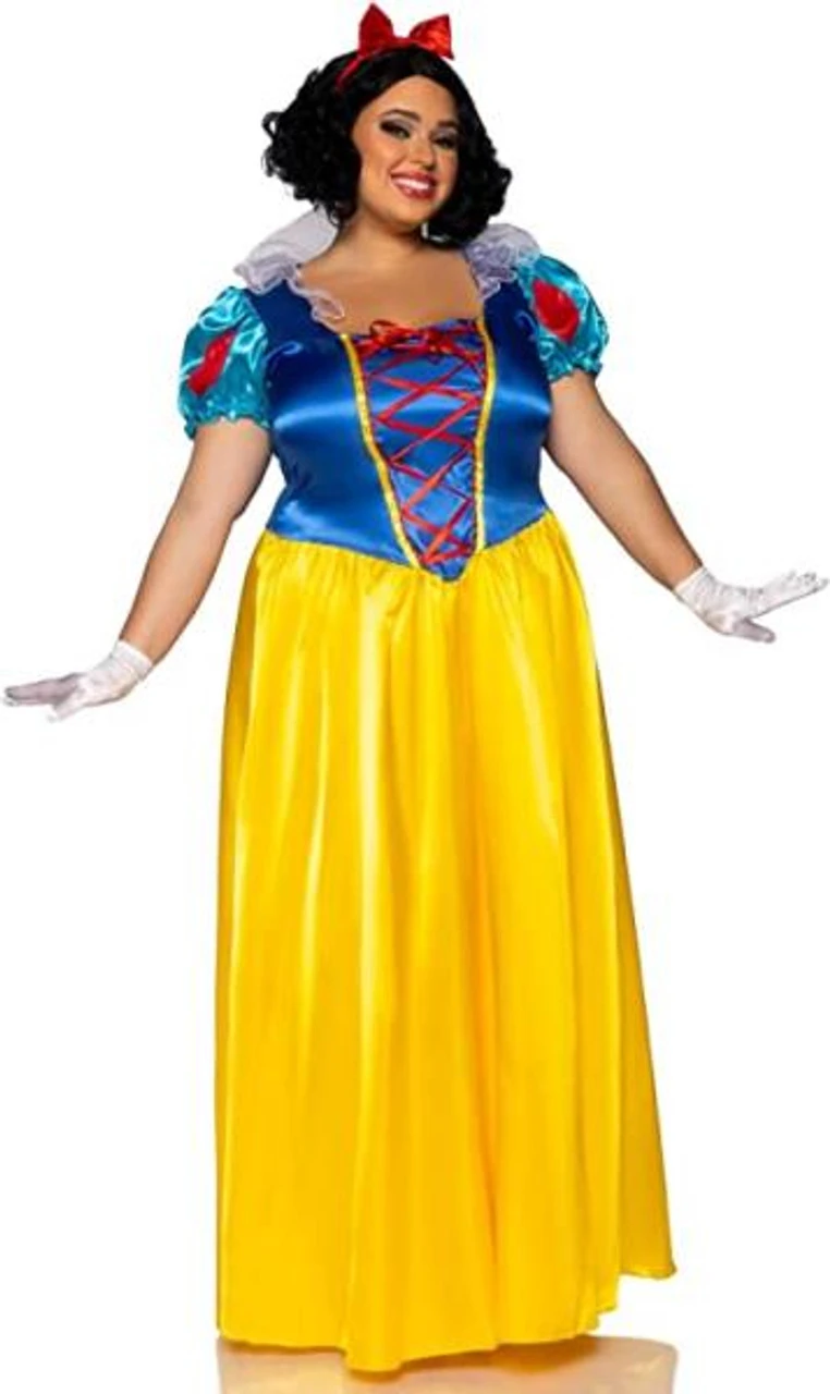 Classic Snow White Plus Size Costume | Snow White And The Seven Dwarves | Womens Costumes 1 Classic Snow White Plus Size Costume | Snow White And The Seven Dwarves | Womens Costumes