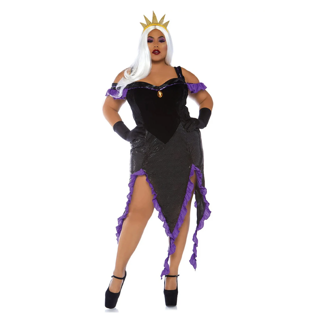 Ursula Sultry Sea Witch Plus Size Costume | The Little Mermaid | Womens Costumes 1 Ursula Sultry Sea Witch Plus Size Costume | The Little Mermaid | Womens Costumes
