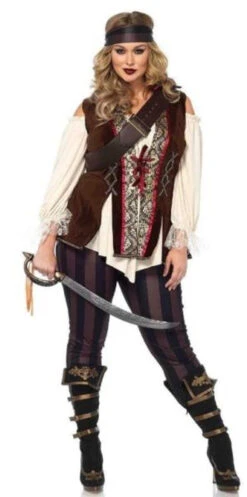 Captain Blackheart Pirate Plus Size Costume | Pirates | Womens Costumes