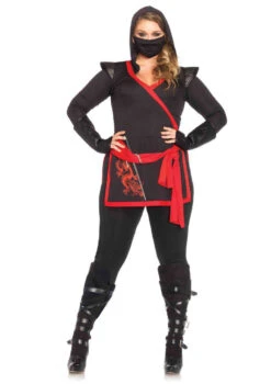 Ninja Assassin Plus Size Costume | Ninja | Womens Costumes
