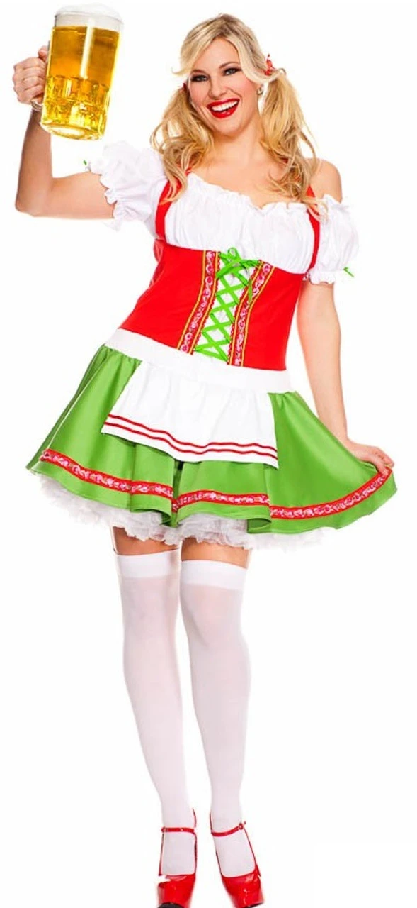 Oktoberfest Darling Dirndl Plus Size Costume | Oktoberfest | Womens Costumes 1 Oktoberfest Darling Dirndl Plus Size Costume | Oktoberfest | Womens Costumes