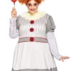 Creepy Clown Plus Size Costume | Halloween | Womens Costumes