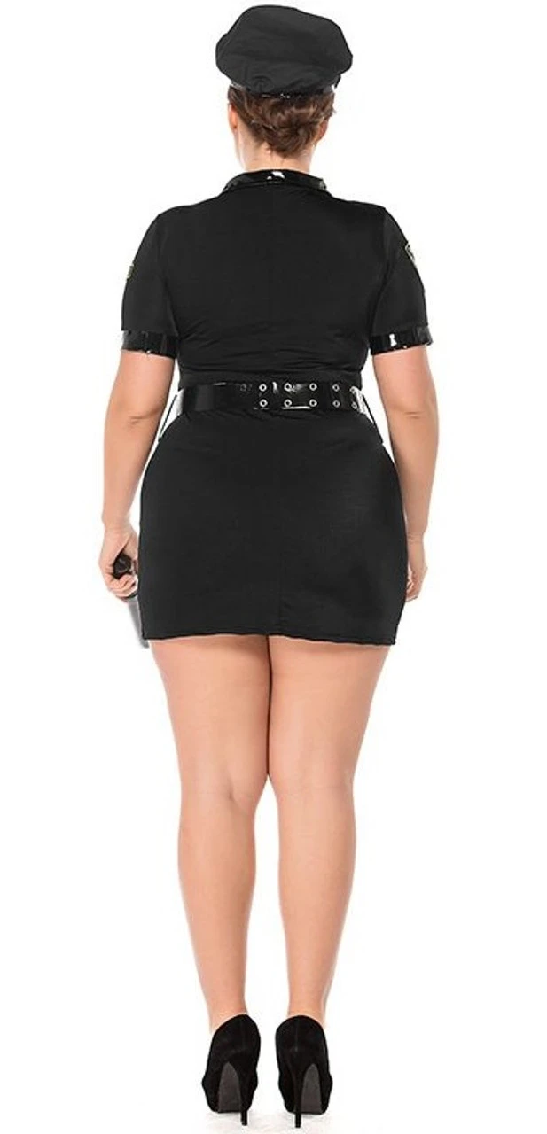 Sexy Police Officer Plus Size Costume | Jobs | Womens Costumes 2 Sexy Police Officer Plus Size Costume | Jobs | Womens Costumes - Image 2
