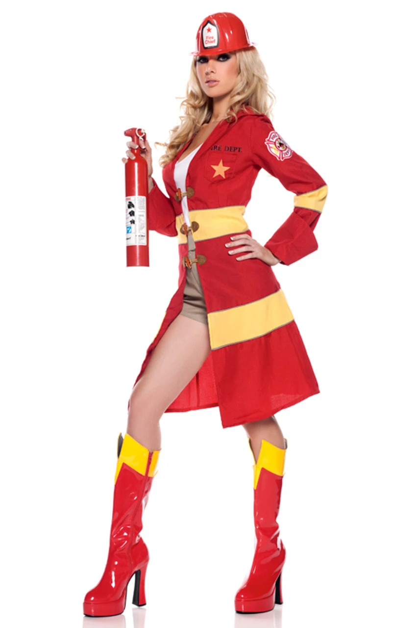 Fire Starter Firefighter Plus Size Costume | Jobs | Womens Costumes 1 Fire Starter Firefighter Plus Size Costume | Jobs | Womens Costumes
