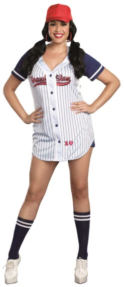 Grand Slam Babe Plus Size Baseball Costume | Jobs | Womens Costumes