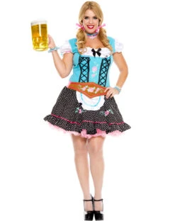 Miss Oktoberfest Dirndl Plus Size Costume | Oktoberfest | Womens Costumes