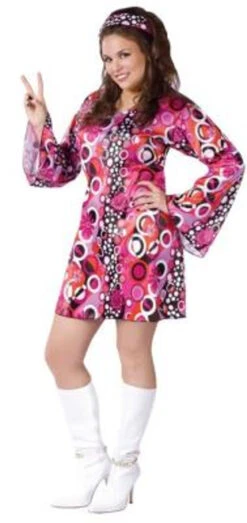 60s Feelin Groovy Plus Size Costume | 1960s | Womens Costumes | Consignment