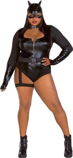Fierce Feline Catwoman Inspired Plus Size Costume | DC | Womens Costumes