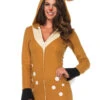 Cozy Fawn Fleece Hoodie Dress Plus Size | Animal Hoodies | Womens Costumes