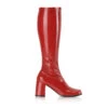 Red Retro GoGo Dancer Boots | 1960s | Costume Footwear