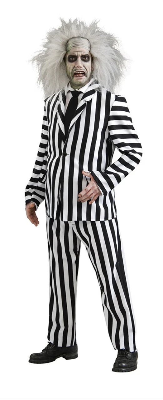Beetlejuice Licensed Costume | Beetlejuice | Mens Costumes 1 Beetlejuice Licensed Costume | Beetlejuice | Mens Costumes