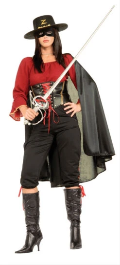 Zorro Deluxe Senorita Costume | Zorro | Womens Costumes