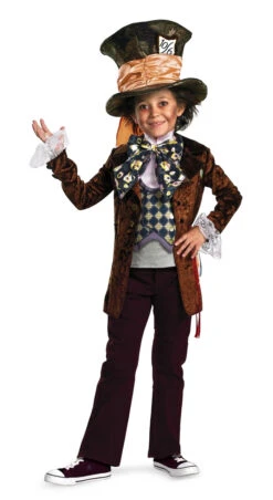 Deluxe Mad Hatter Alice In Wonderland Costume | Alice In Wonderland | Childrens Costumes
