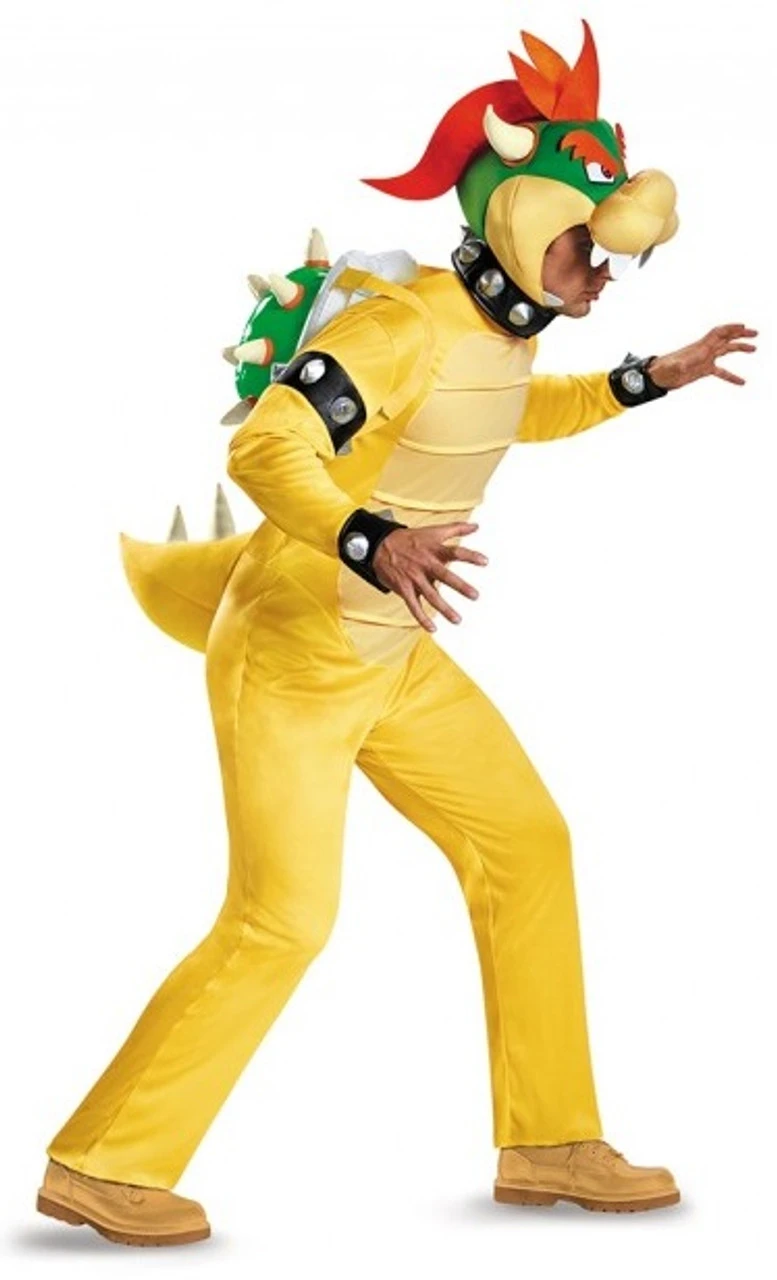 Bowser Super Mario Deluxe Costume | Super Mario Bros | Mens Costumes 1 Bowser Super Mario Deluxe Costume | Super Mario Bros | Mens Costumes