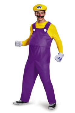 Wario Super Mario Deluxe Costume | Super Mario Bros | Mens Costumes