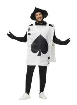 Alice In Wonderland Poker Spade Playing Card Tunic | Alice In Wonderland | Mens Costumes
