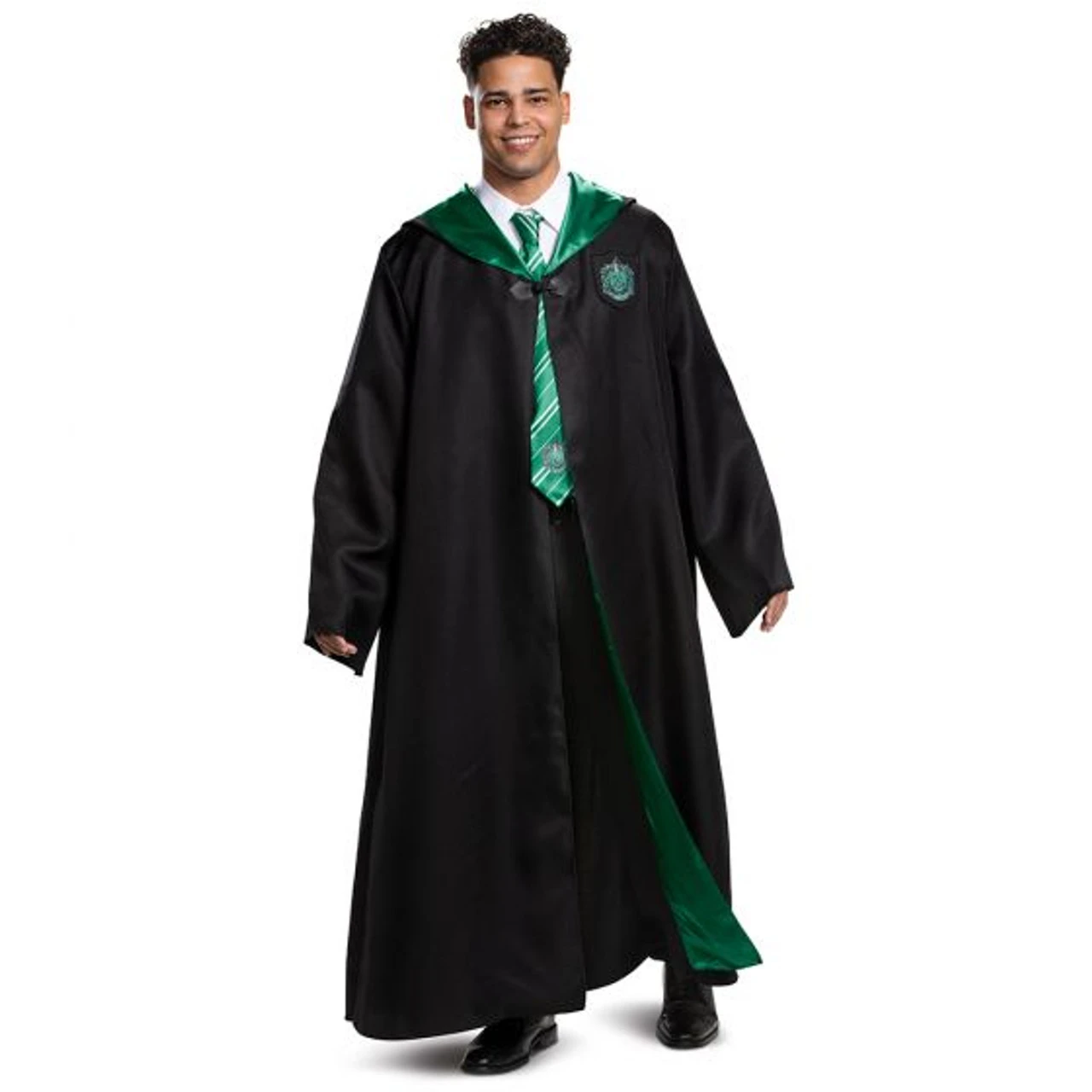 Slytherin Robe Harry Potter Costume | Harry Potter | Mens Costumes 2 Slytherin Robe Harry Potter Costume | Harry Potter | Mens Costumes - Image 2