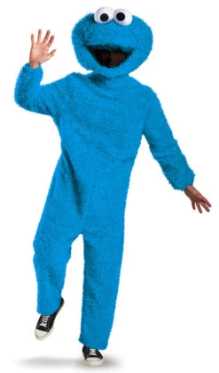Plush Cookie Monster Prestige Sesame Street Costume | Sesame Street | Mens Costumes