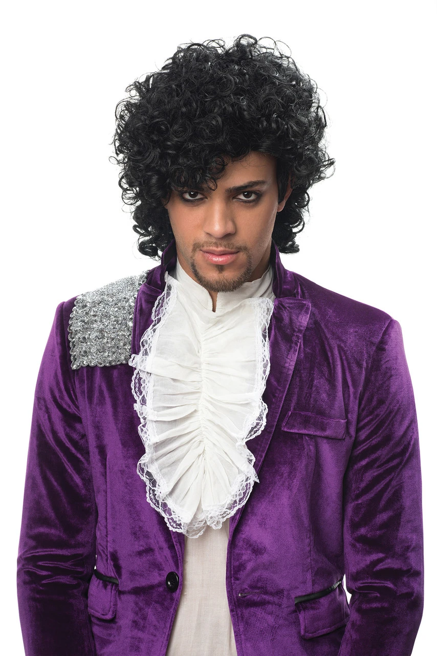 Formerly Prince Curly Rock Star Wig | 1980s | Celebrity Wigs 1 Formerly Prince Curly Rock Star Wig | 1980s | Celebrity Wigs
