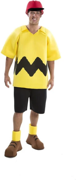 Charlie Brown Deluxe Costume | Peanuts | Mens Costumes