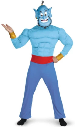 Aladdin Genie Muscle Costume | Aladdin | Mens Costumes