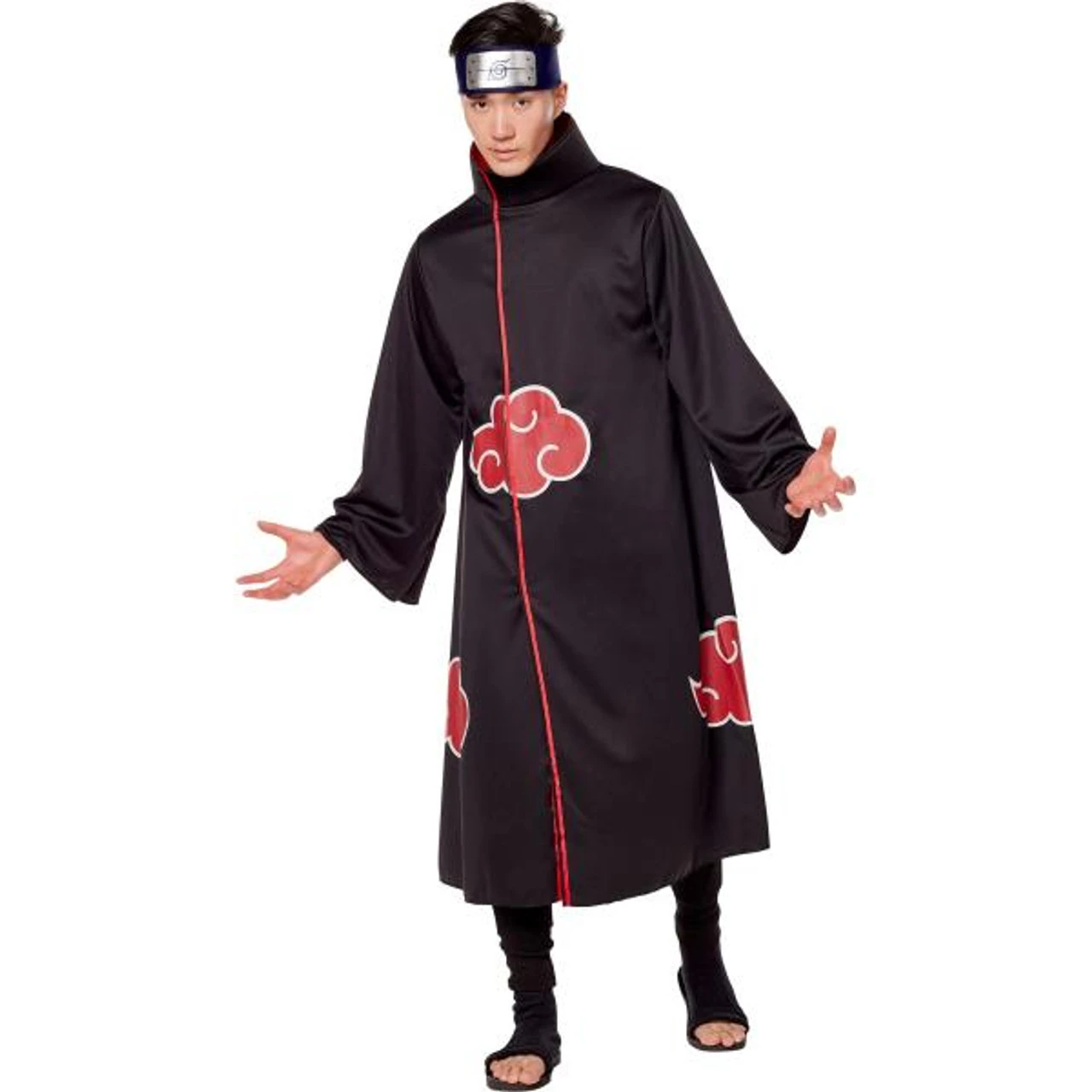 Naruto Akatsuki Robe Costume | Naruto Shippuden | Mens Costumes 1 Naruto Akatsuki Robe Costume | Naruto Shippuden | Mens Costumes