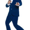 Austin Powers Groovy Sixties Blue Leisure Suit Costume | Austin Powers | Mens Costumes