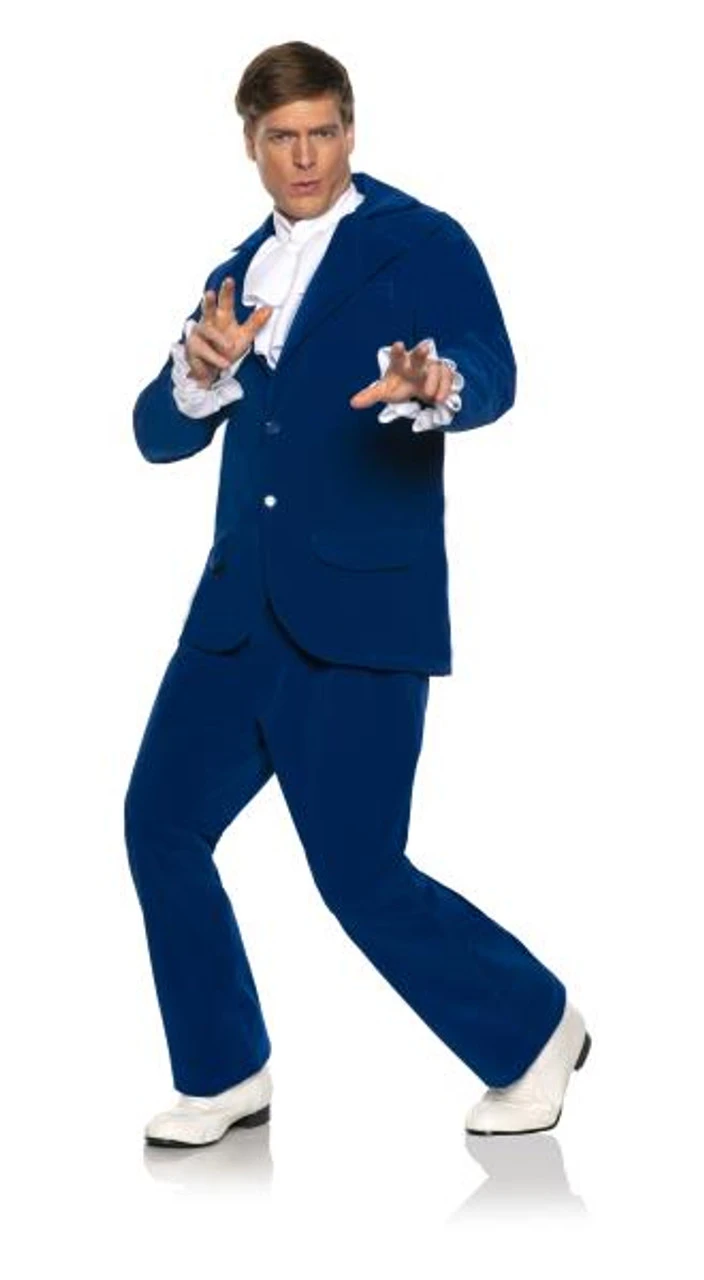 Austin Powers Groovy Sixties Blue Leisure Suit Costume | Austin Powers | Mens Costumes 1 Austin Powers Groovy Sixties Blue Leisure Suit Costume | Austin Powers | Mens Costumes
