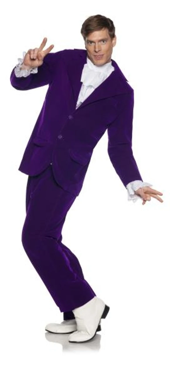 Austin Powers Groovy Sixties Purple Plus Size Leisure Suit | Austin Powers | Mens Costumes 1 Austin Powers Groovy Sixties Purple Plus Size Leisure Suit | Austin Powers | Mens Costumes