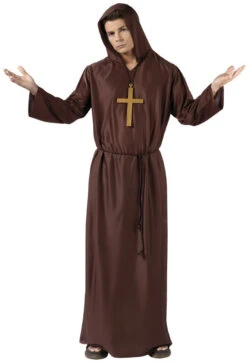 Classic Monk Robe Costume | Medieval | Religious | Mens Costumes