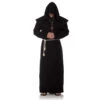 Black Monastic Monk Plus Size Costume | Medieval | Mens Costumes