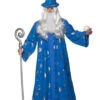Blue Celestial Wizard Plus Size Robe | Fantasy | Mens Costumes