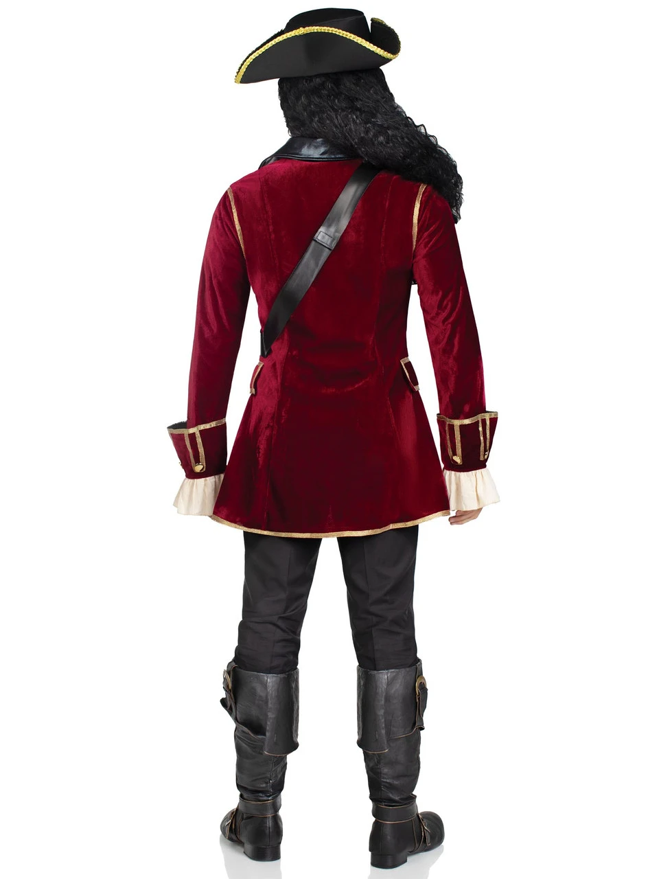 Pirate Captain Peter Pan Captain Hook Costume | Pirates | Mens Costumes 2 Pirate Captain Peter Pan Captain Hook Costume | Pirates | Mens Costumes - Image 2