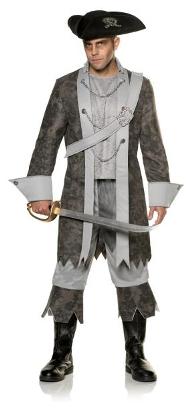 Phantom Ghost Pirate Plus Size Costume | Pirates | Mens Costumes 1 Phantom Ghost Pirate Plus Size Costume | Pirates | Mens Costumes
