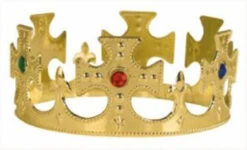 Jeweled Plastic Kings Crown | Crowns And Tiaras | Crowns And Tiaras