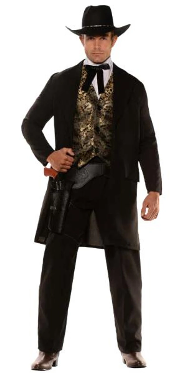 The Maverick Gambler Plus Size Costume | Western | Mens Costumes 1 The Maverick Gambler Plus Size Costume | Western | Mens Costumes