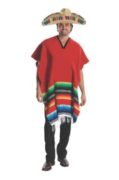 Mexican Serape With Sombrero | Around The World | Mens Costumes