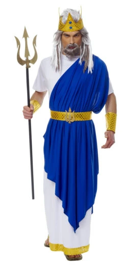 Neptune God Of The Sea Costume | Roman Mythology | Mens Costumes