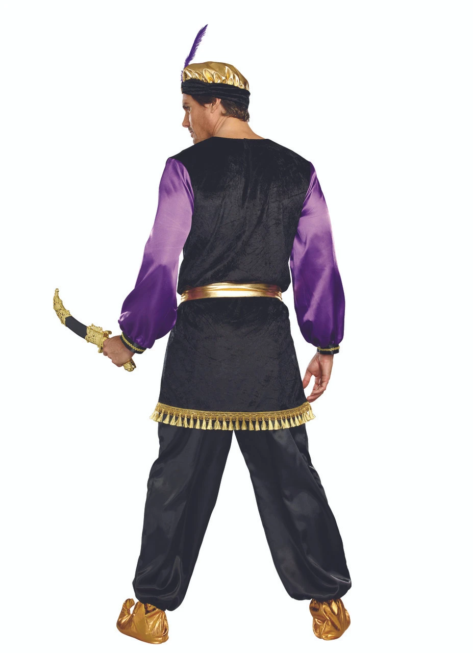 Arabian Sultan Costume | Around The World | Mens Costumes 2 Arabian Sultan Costume | Around The World | Mens Costumes - Image 2