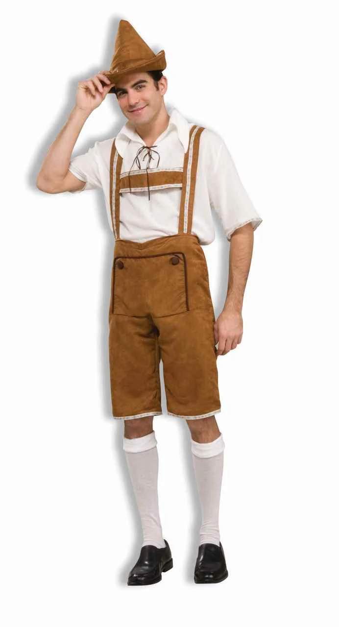 Hansel Lederhosen Costume | Oktoberfest | Mens Costumes 1 Hansel Lederhosen Costume | Oktoberfest | Mens Costumes