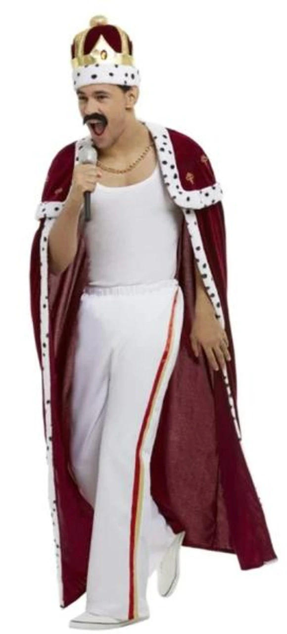 Freddie Mercury Royal Costume | Entertainers | Mens Costumes 1 Freddie Mercury Royal Costume | Entertainers | Mens Costumes